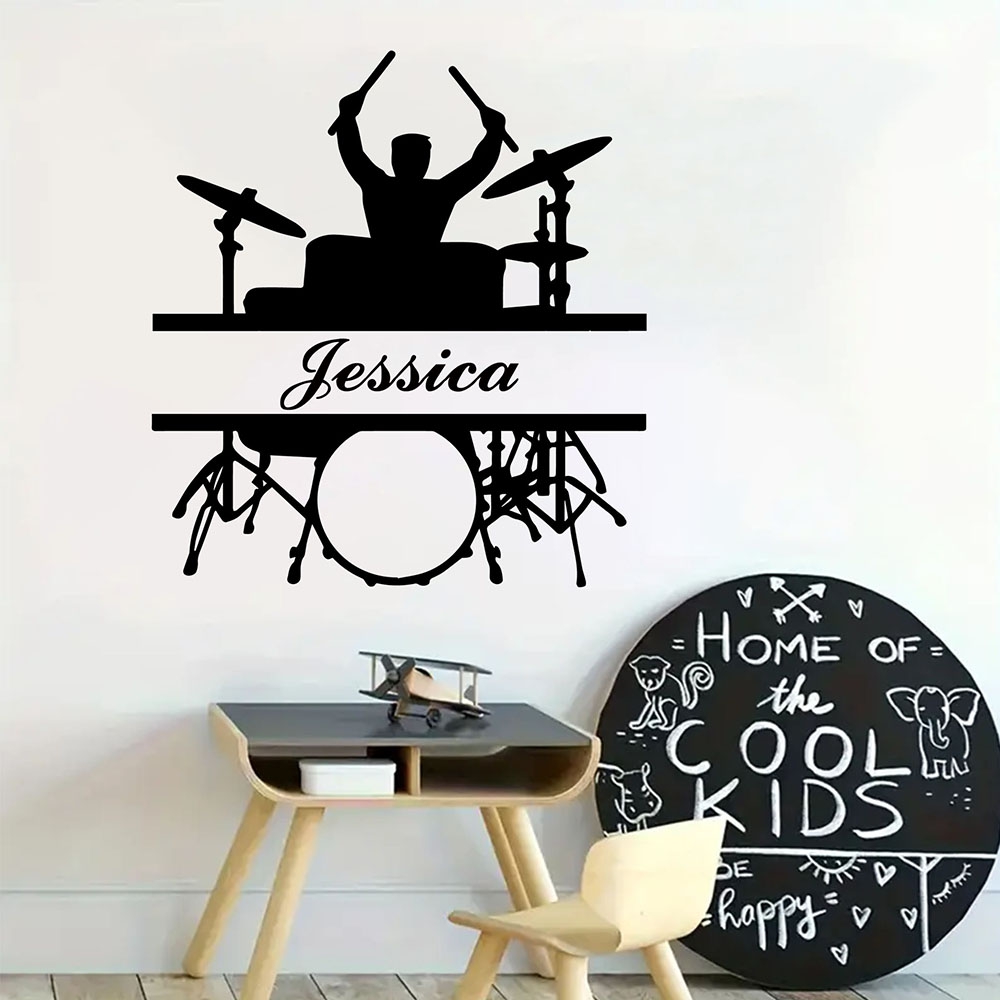 Musical Instrument And Name - 1PC Cartoon Musical instrument Personalized Name