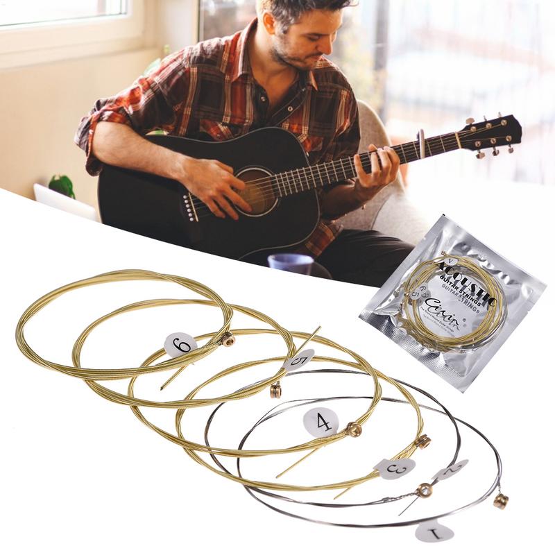 Musical Instrument Strings - 6Pcs High-Quality Acoustic Guitar Strings Replacement