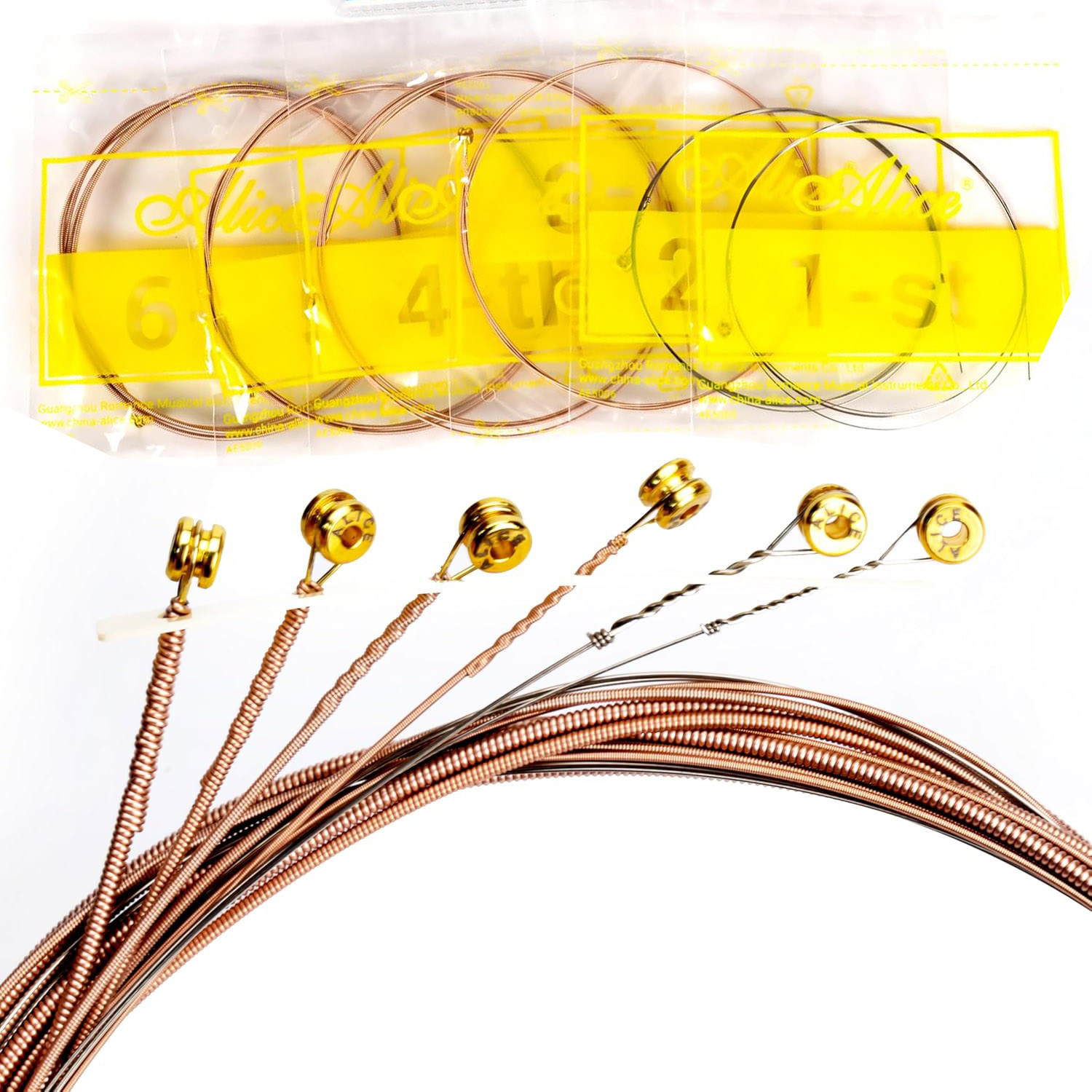 Musical Instrument Strings - 2/6Pcs Set High-Quality Acoustic Guitar Strings