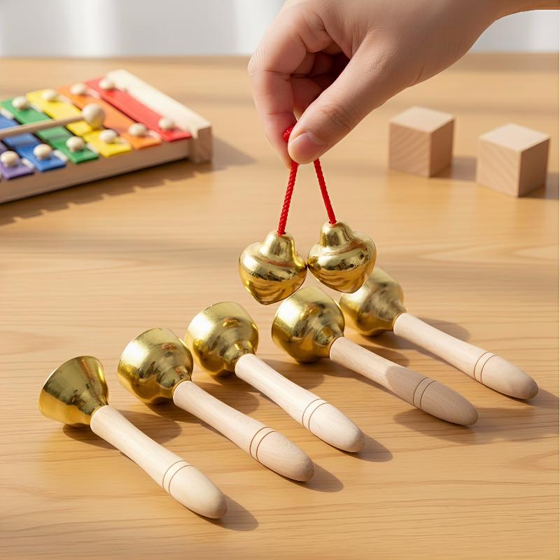 Musical Instrument Chimes - Percussion Instrument Kids Bells 2PCS with