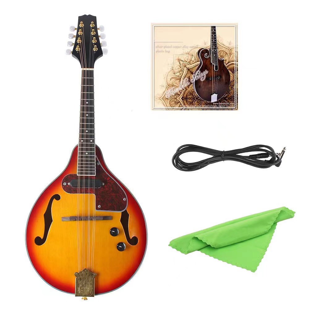 Musical Instrument Oud - Spruce Mandolin Instrument, Oud, 8 Strings,