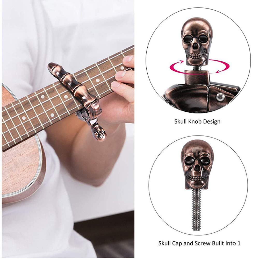 Guitar Capo Skull Capo for Aco - Musical Instrument Types ulasan dan harga