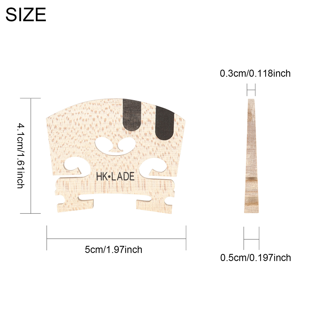 Violin Bridges U High-End Dura - Musical Instrument Fiddle ulasan dan harga