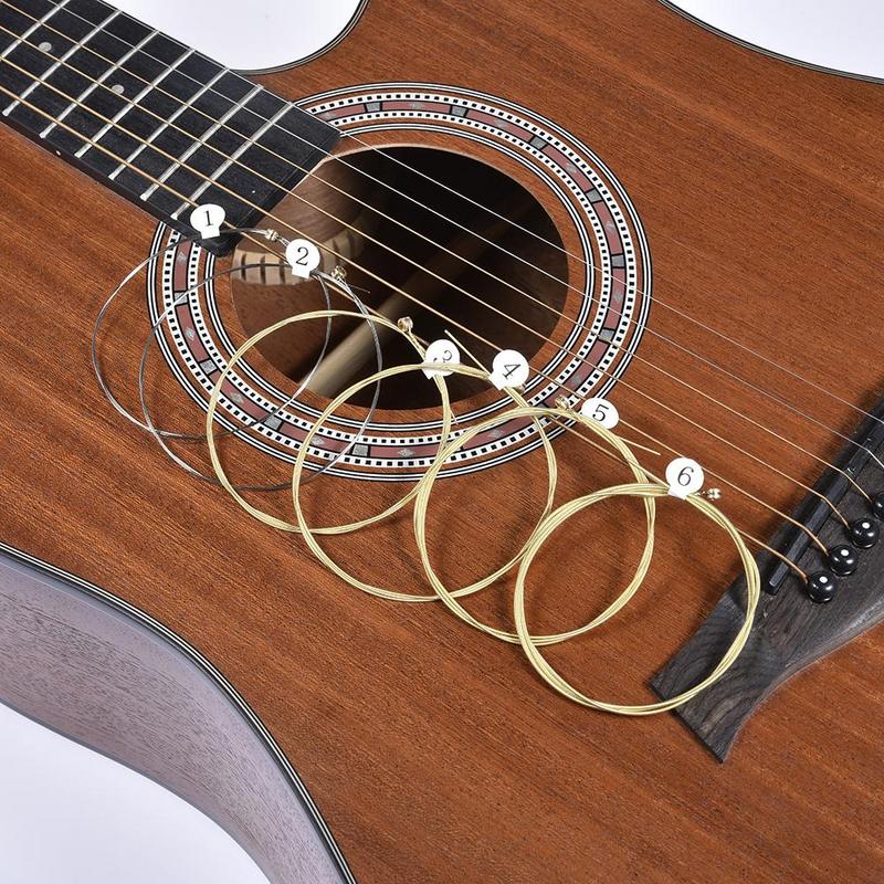 6Pcs High-Quality Acoustic Gui - Musical Instrument Strings ulasan dan harga