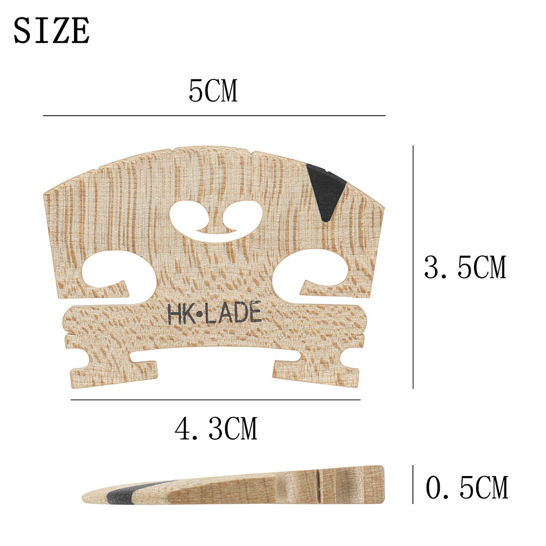 4/4 Violin Bridges Fiddle Mapl - Musical Instrument Fiddle ulasan dan harga