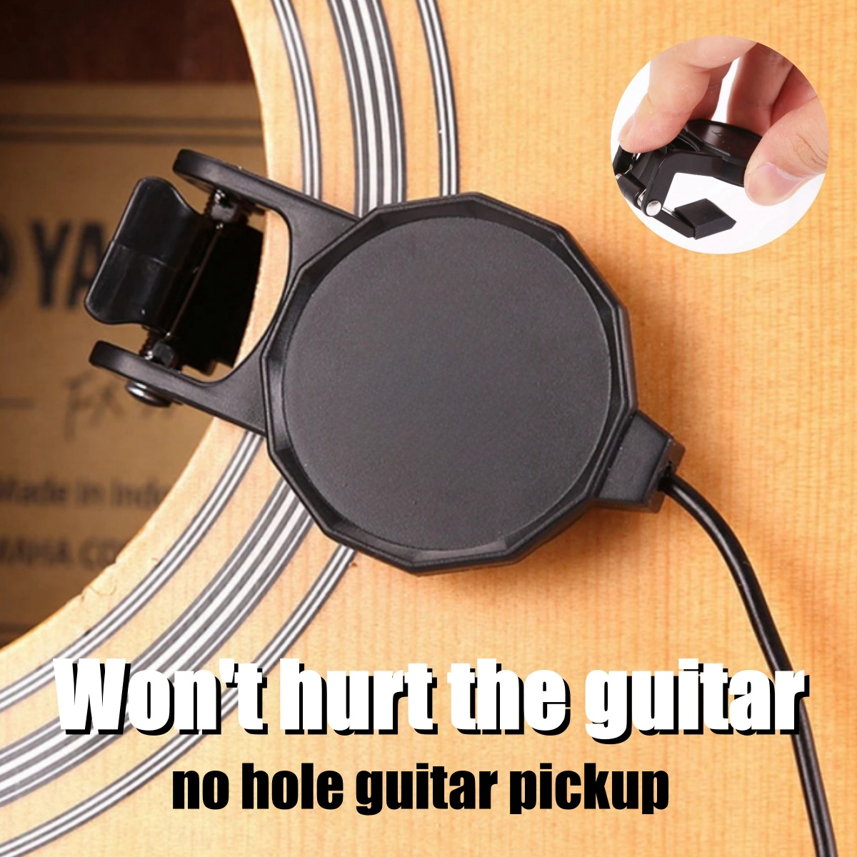 Audio Jack Clip On Pickup for  - Musical Instrument Types ulasan dan harga