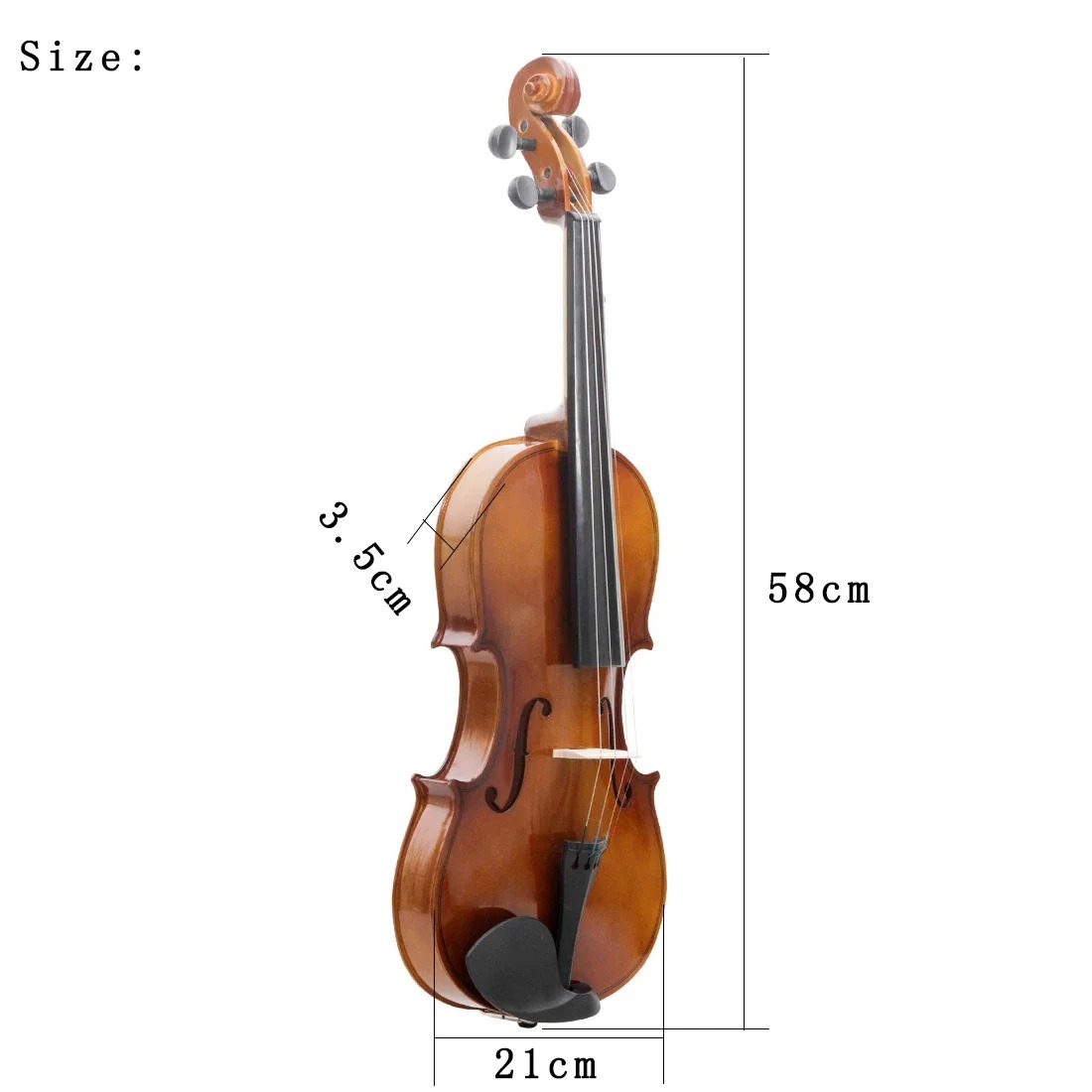 IRIN 4/4 Violin Vintage Style  - Musical Instrument Fiddle ulasan dan harga
