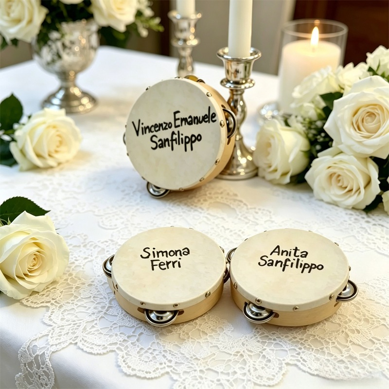 3/5PCS ﻿ Wedding Tambourine Dr - Musical Instrument And Name ulasan dan harga