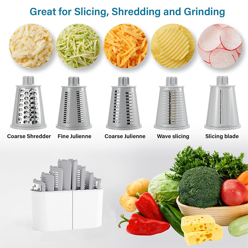 LMETJMA 5 in 1 Rotary Cheese G - Mandolin A Style ulasan dan harga