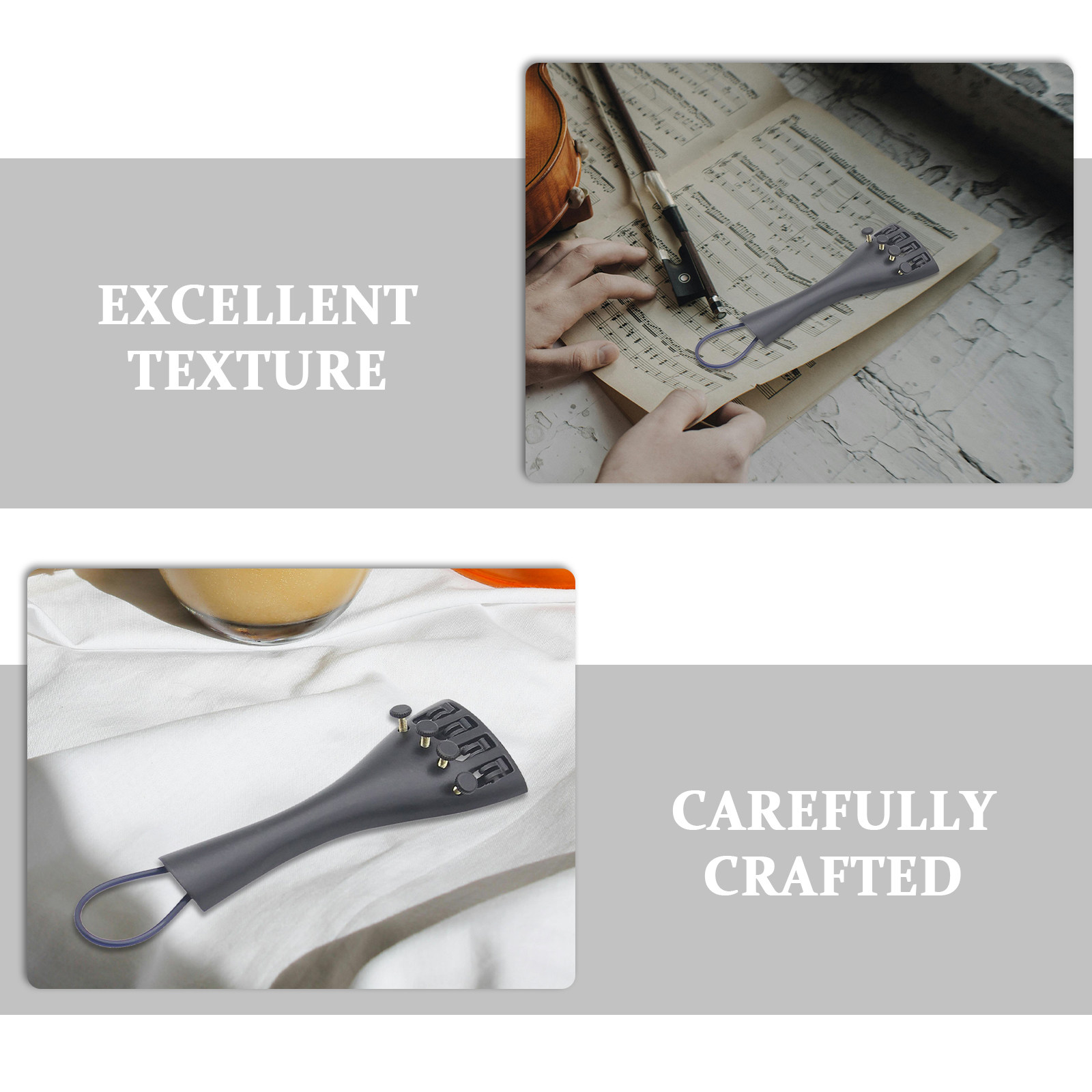 Violin Tailpiece Aluminum Allo - Musical Instrument Repair ulasan dan harga