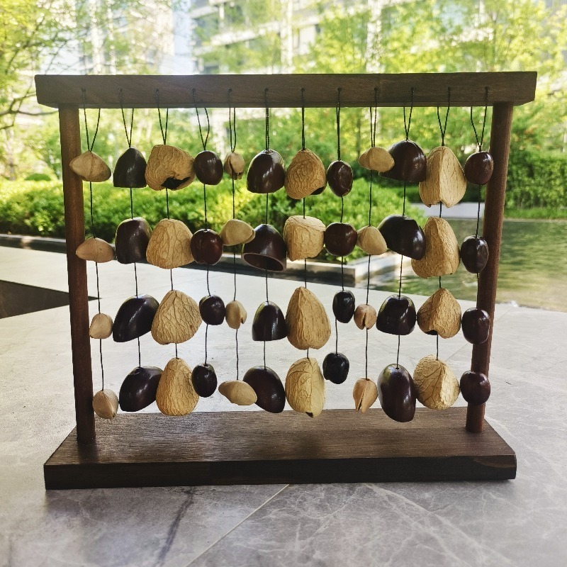 Fruit Shell Wind Chimes Medita - Musical Instrument Chimes ulasan dan harga