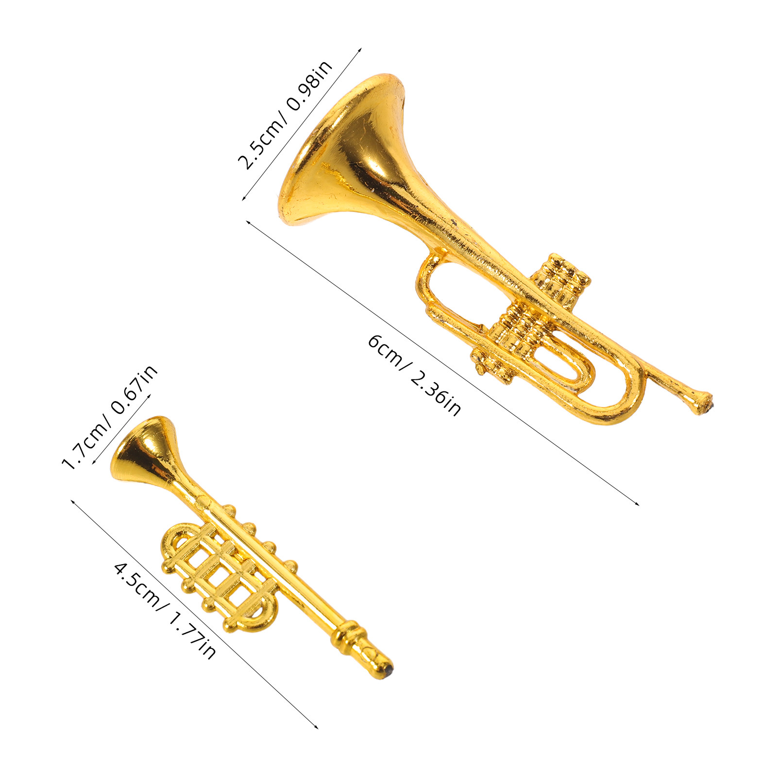 20Pcs Mini Musical Instrument  - Musical Instrument Xmas Ornaments ulasan dan harga