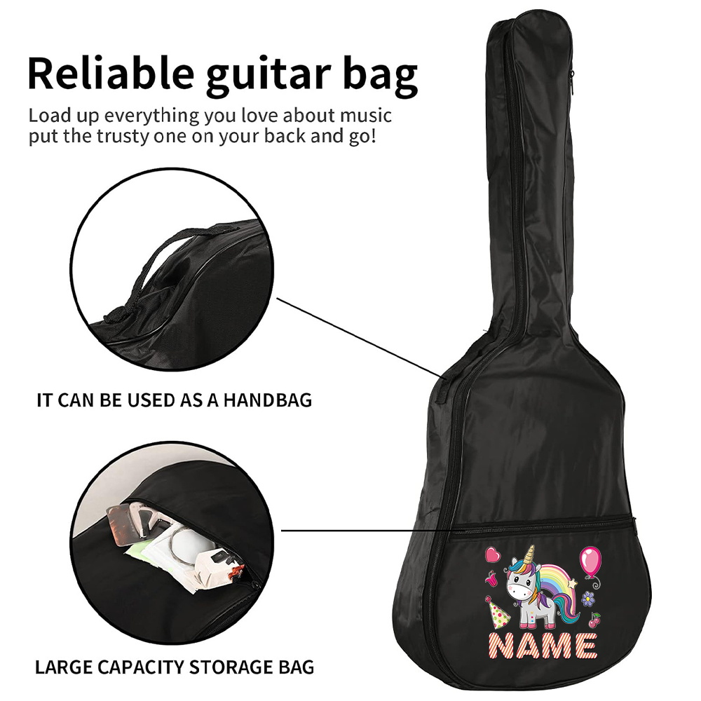Customized Name Guitar Bag 36- - Musical Instrument And Name ulasan dan harga