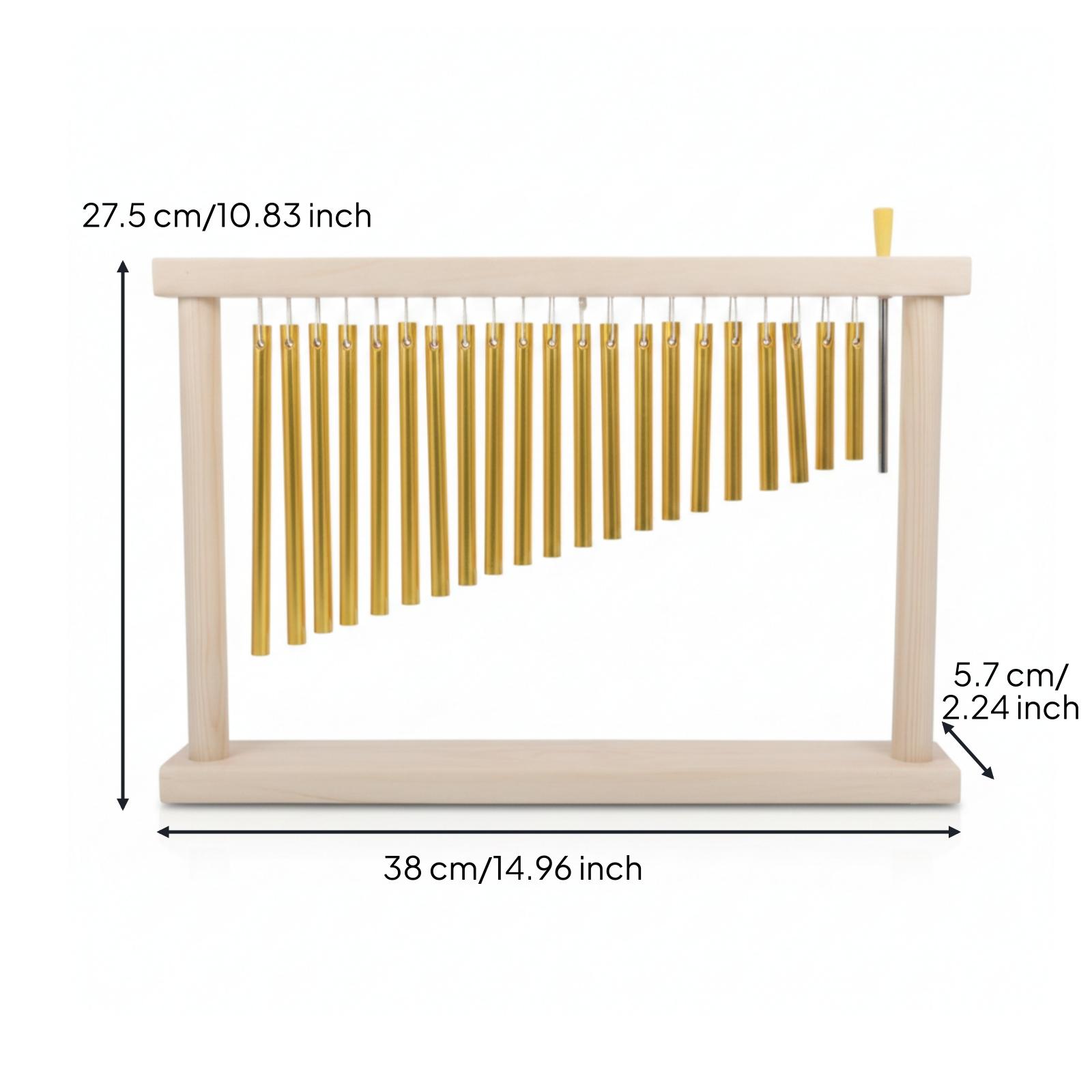 Fabric Toy Metal Tube Chimes M - Musical Instrument Chimes ulasan dan harga