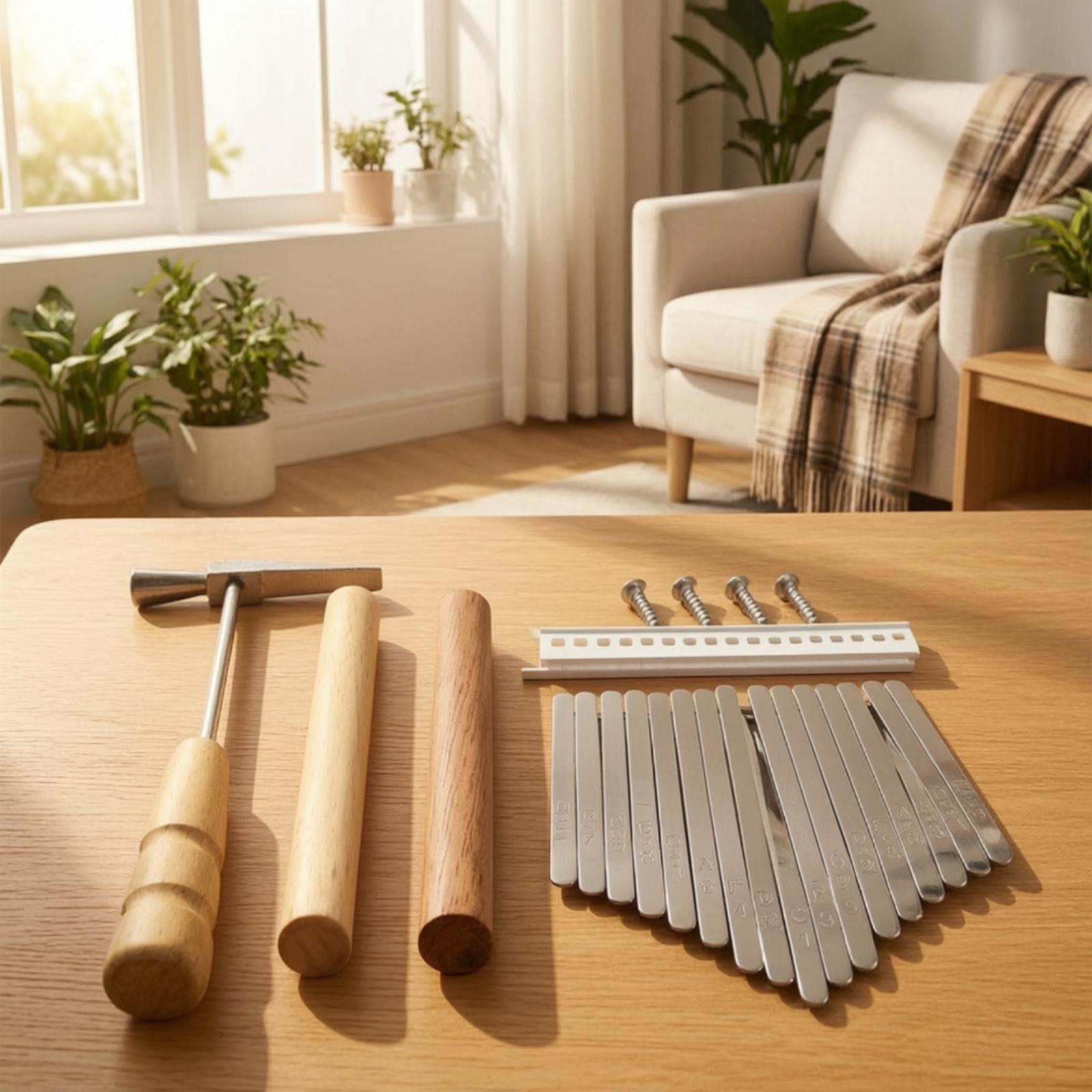 DIY Kalimba Thumb Piano 17 Key - Musical Instrument Repair ulasan dan harga