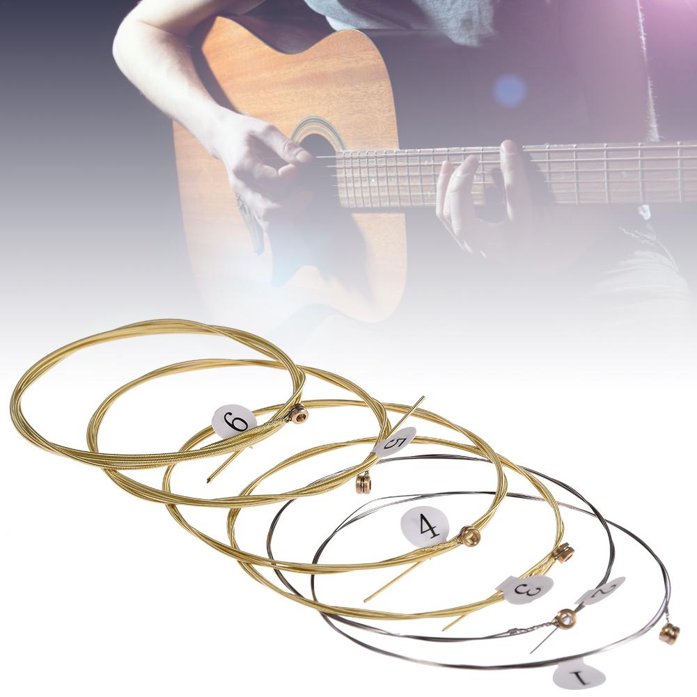 6pcs/set Universal Acoustic Gu - Musical Instrument Strings ulasan dan harga