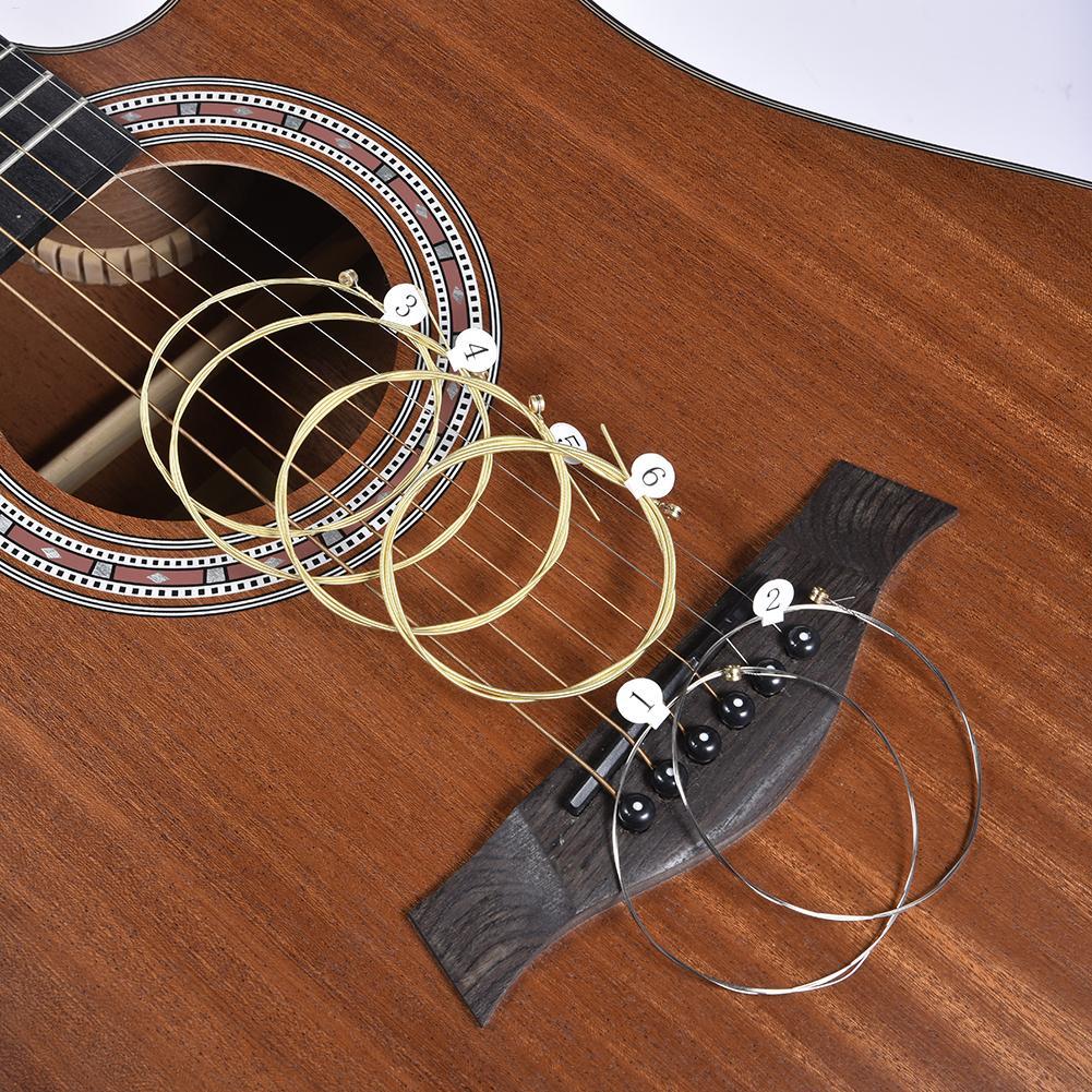 6pcs/set Universal Acoustic Gu - Musical Instrument Strings ulasan dan harga
