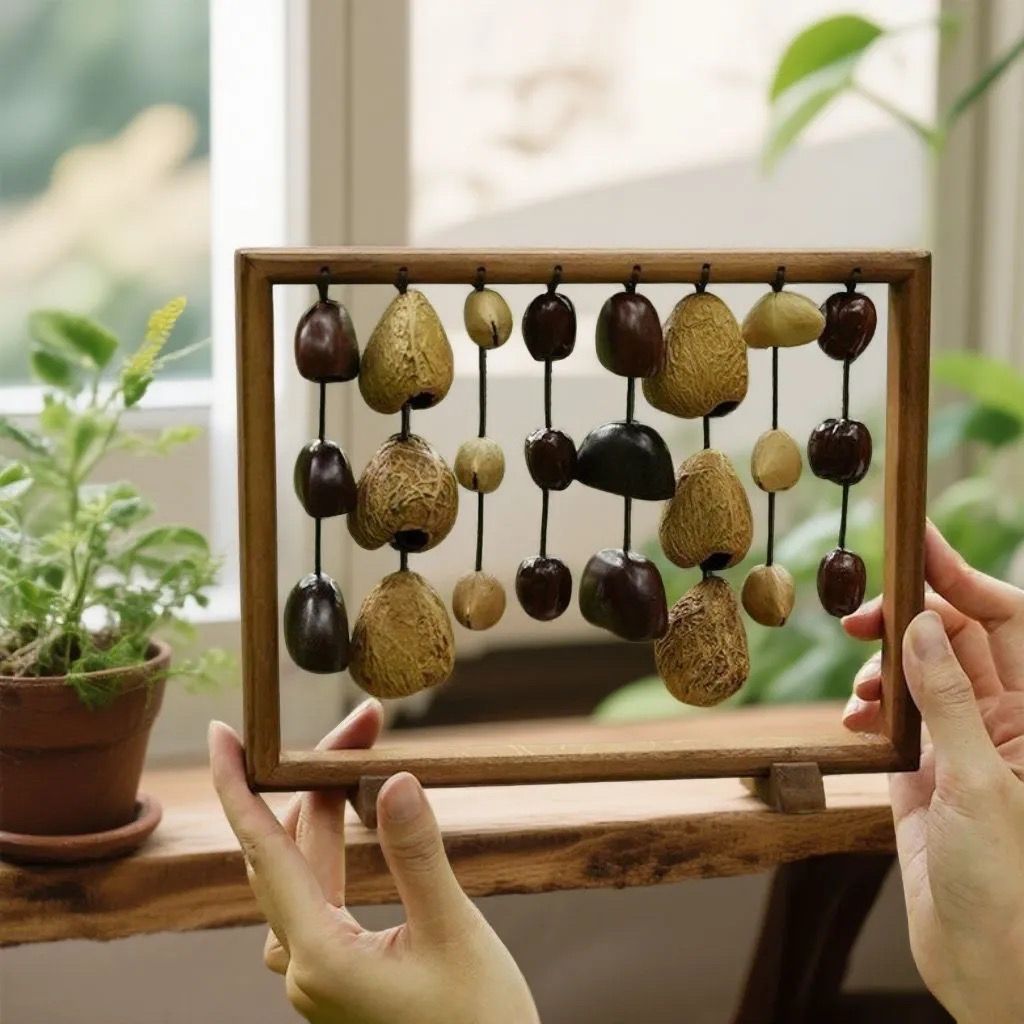 Nut Shell Wind Chimes Meditati - Musical Instrument Chimes ulasan dan harga