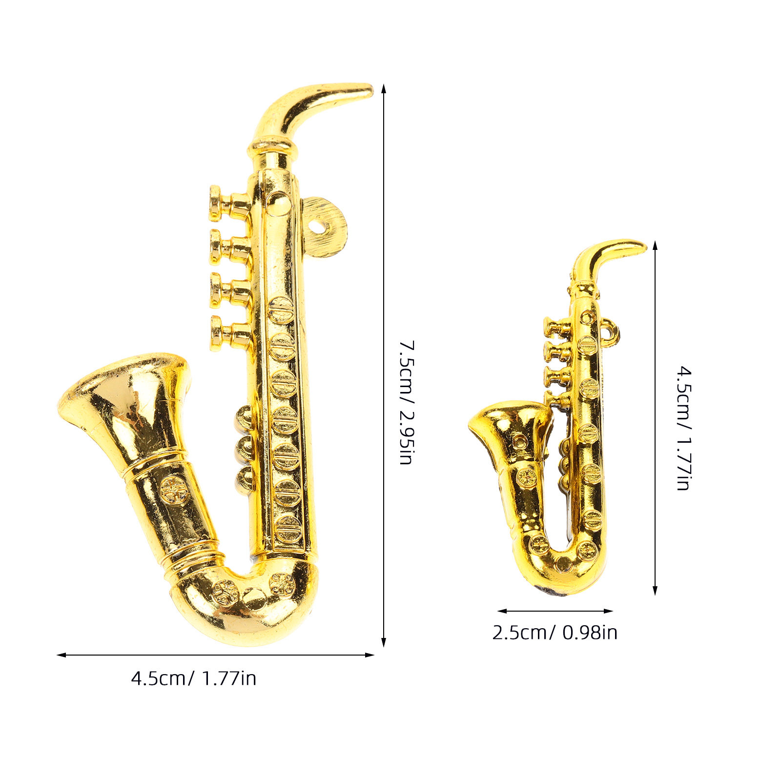 20Pcs Saxophone Xmas Decoratio - Musical Instrument Xmas Ornaments ulasan dan harga