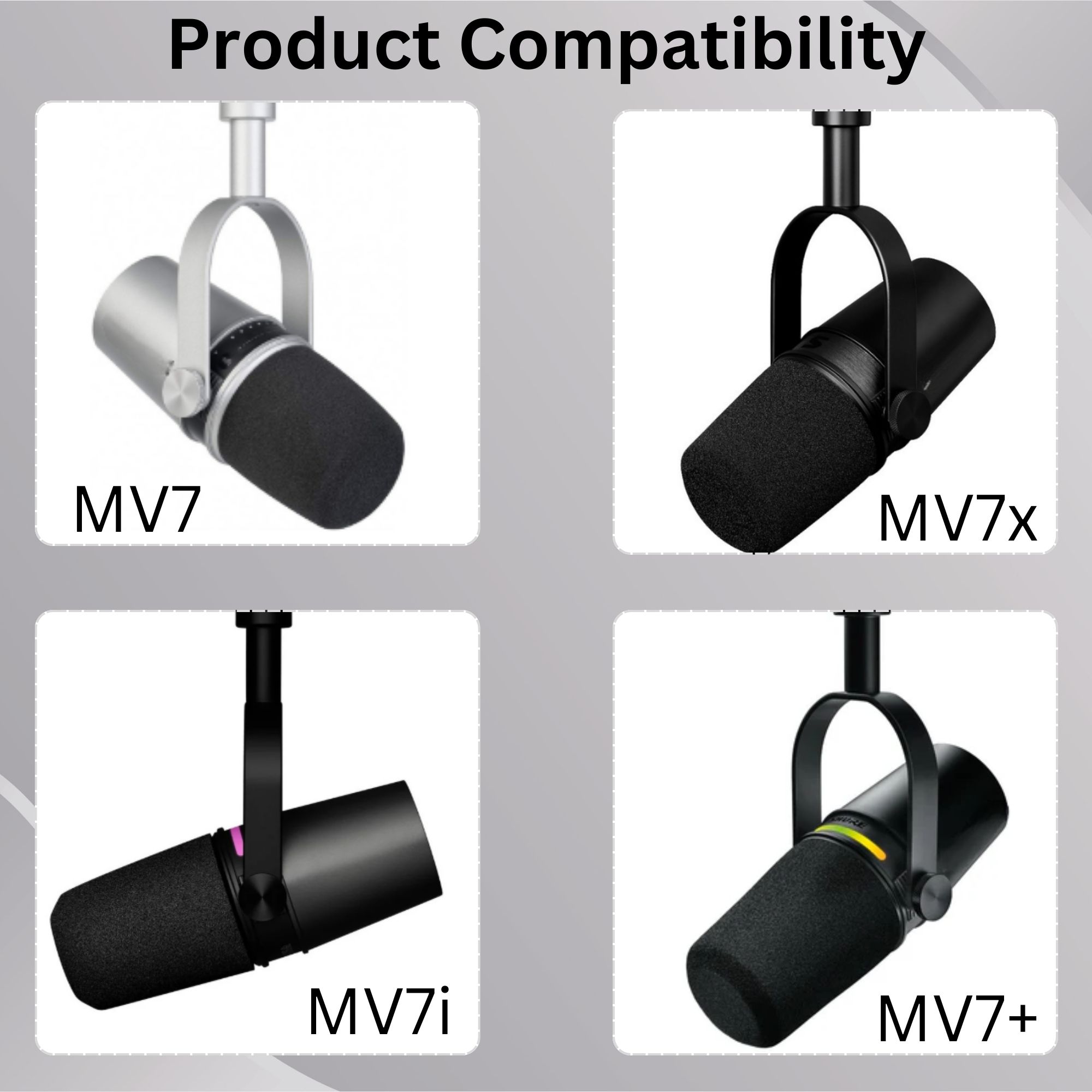 Shining MV7 Pop Filter for Shu - Shure Mic Sm7B ulasan dan harga